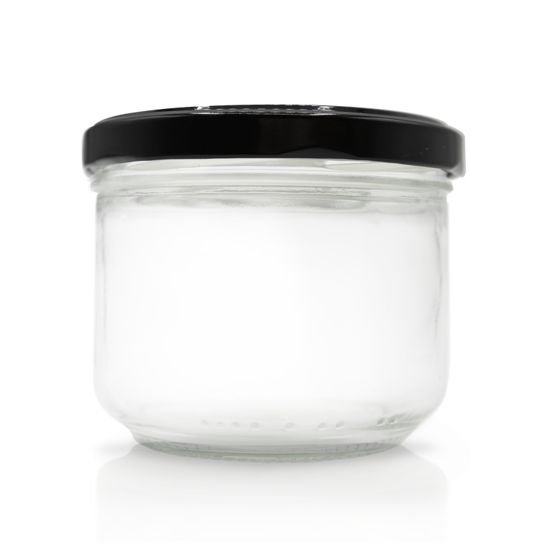 Lege glazen pot van 260 ml
